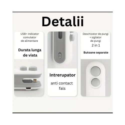 Mini Sigilator de pungi